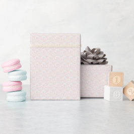 Papel De Regalo Espuma rosa, patrón floral