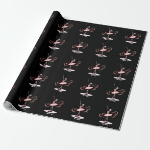 Papel De Regalo Esqueleto de Halloween Ballerina Ballet Disfraces