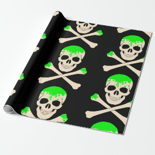 Papel De Regalo esqueleto de halloween cráneo ballenato