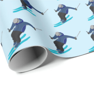 Papel De Regalo Esquí