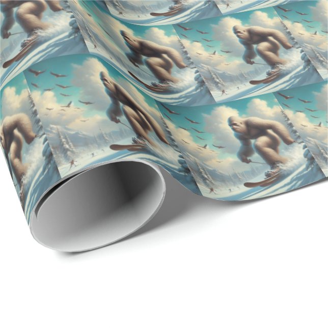 Papel De Regalo Esquí en pie de playa (Esquina del rollo)