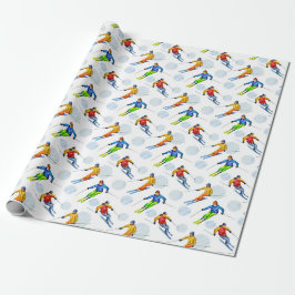 Papel De Regalo Esquí sobre nieve