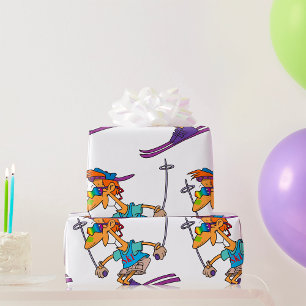 Papel De Regalo Esquiador de verano