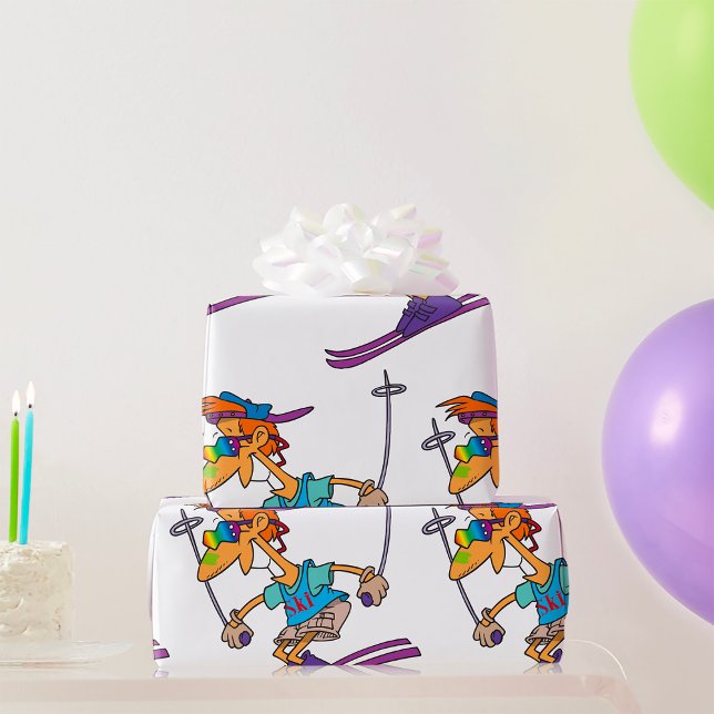 Papel De Regalo Esquiador de verano (Subido por el creador)