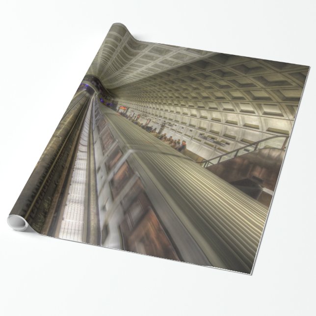 Papel De Regalo Estación de tren Washington DC (Desenrollado)