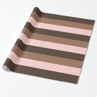 Papel De Regalo Estaciones de chocolate marrón y rosa todas las oc