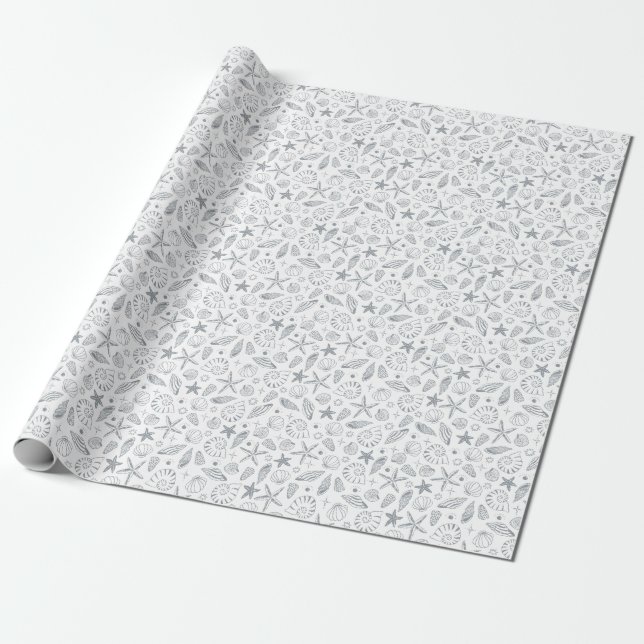 Papel De Regalo Estado de ánimo tropical, todo el año (Desenrollado)