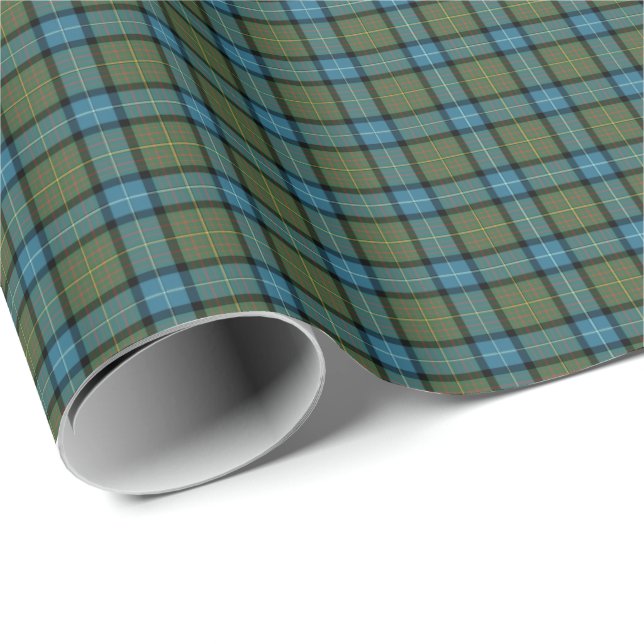 Papel De Regalo Estado de California Tartan (Esquina del rollo)