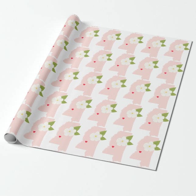 Papel De Regalo Estado de Mississippi (Desenrollado)