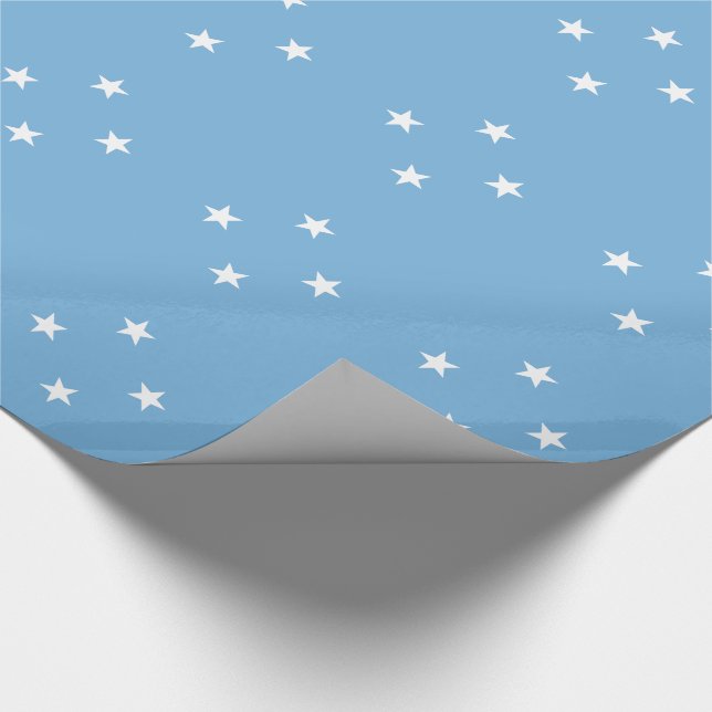 Papel De Regalo Estados Federados de Micronesia Bandera (Esquina)