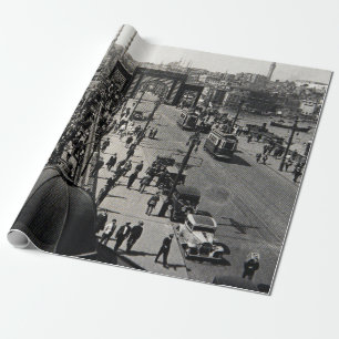 Papel De Regalo ESTAMBUL, TURQUÍA - CIRCA 1900 :Ciudad vieja