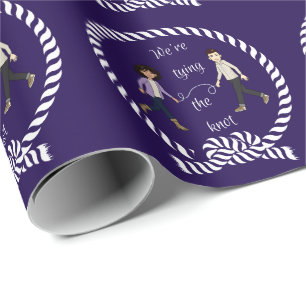 Papel De Regalo Estamos atando el compromiso de los Bodas Náuticos