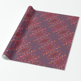 Papel de regalo estampado con ciruela
