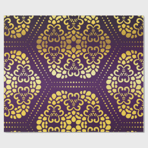 Papel De Regalo Estampado de brocado