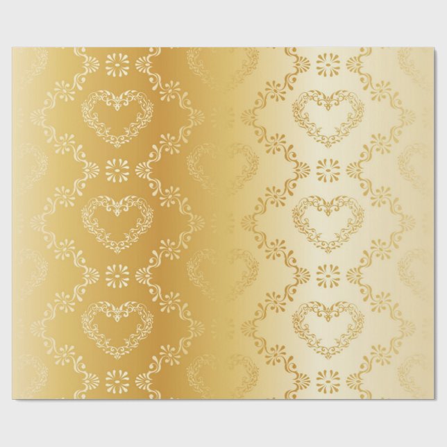 Papel De Regalo estampado de brocado (Superficie plana)