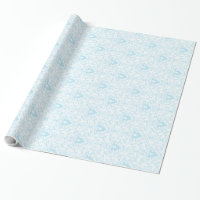 Estampado de flores azul y blanco en colores