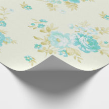 Estampado de flores del trullo del vintage