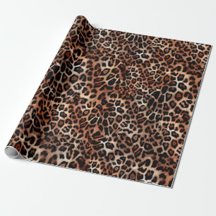 Papel De Regalo Estampado de lunares de leopardo