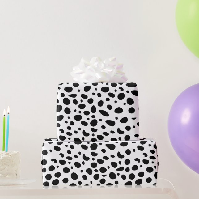 Papel De Regalo Estampado de Vaca (Regalos de fiesta)