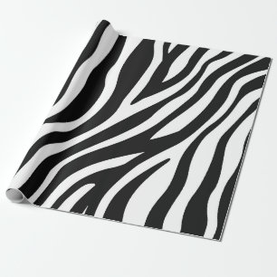Papel De Regalo Estampado de zebra