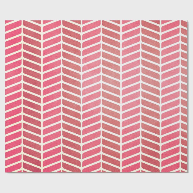 Papel de regalo estampado rosa (Superficie plana)