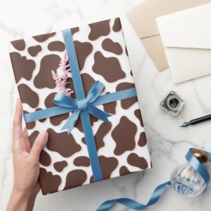 Papel De Regalo Estampados de Vaca Chic
