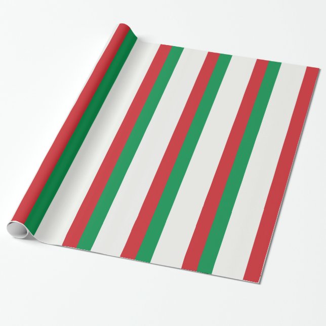 Papel De Regalo Estandarte italiano (Desenrollado)