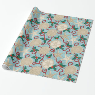 Papel De Regalo Estanques costeros tropicales para navidades - Aqu