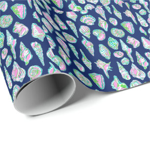 Papel De Regalo Estanques de mar de adormidera en la marina con fo