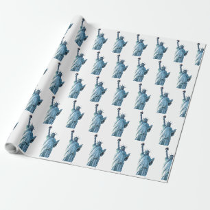 Papel De Regalo Estatua de la Libertad Ciudad de Nueva York