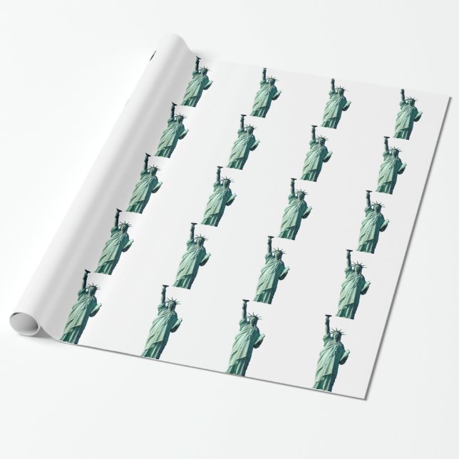 Papel De Regalo Estatua de la libertad New York City NYC (Desenrollado)