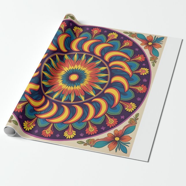 Papel De Regalo Este título utiliza palabras clave (Retro 70s, Gro (Desenrollado)