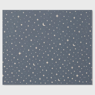 Papel De Regalo Estética de Patrón de Estrella Suave