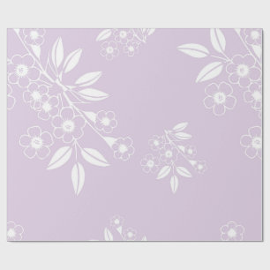 Papel De Regalo Estética del patrón floral de Boho colorido