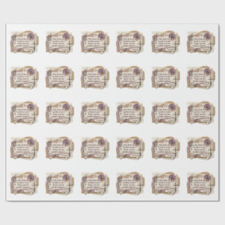 Papel De Regalo Estética Y2K digna cita temática cristiana