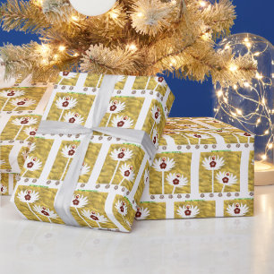 Papel De Regalo Estilo de flor deslumbrante