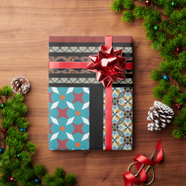 Papel De Regalo Estilo de mosaico mexicano 3