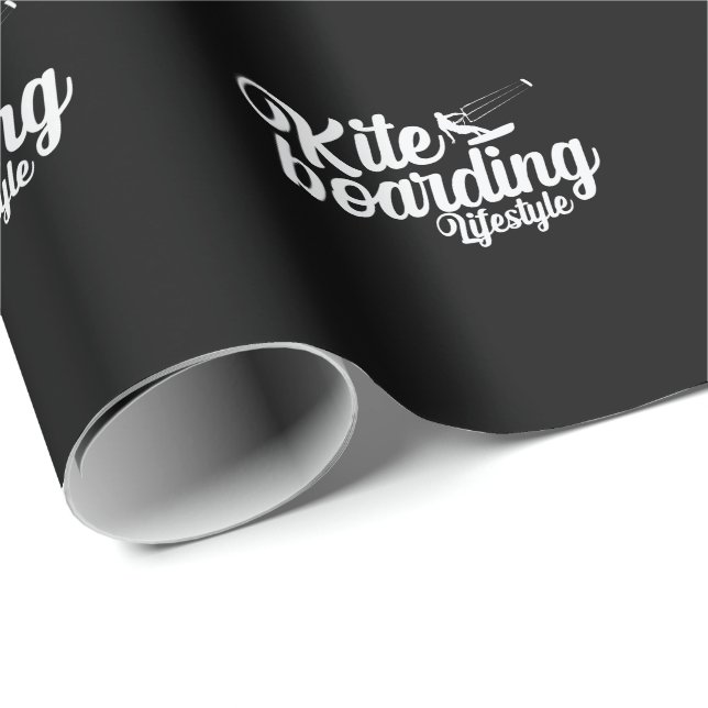 Papel De Regalo Estilo de vida de Kite Boarding (Esquina del rollo)