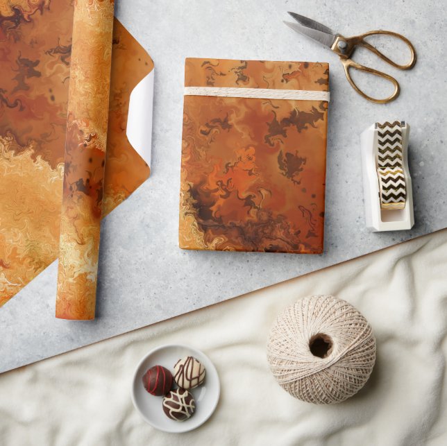 Papel De Regalo Estilo falso nogal veteado  (Artesanía)