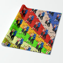 Papel De Regalo Estilo retro nostálgico de los años 50