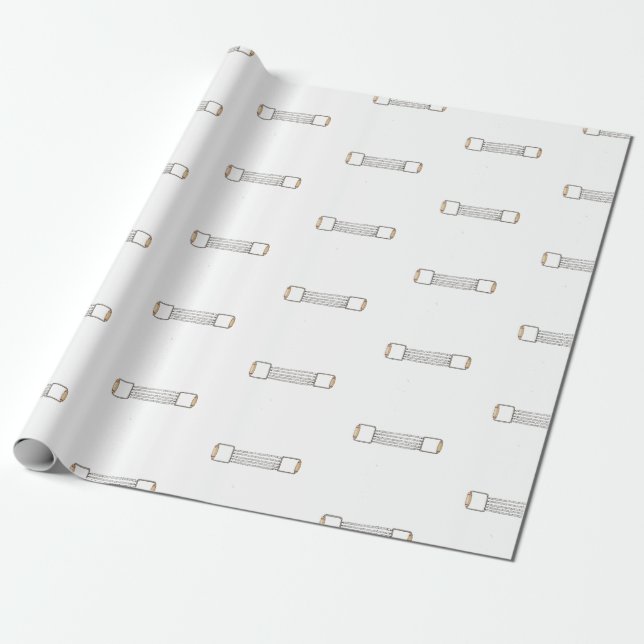 Papel De Regalo Estirador de pecho (Desenrollado)