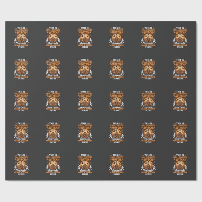 Papel De Regalo Esto es Halloween (Superficie plana)