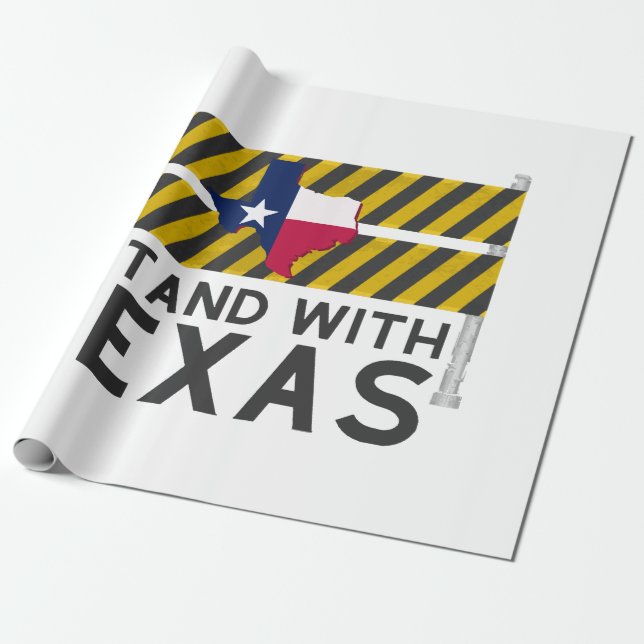 Papel De Regalo Estoy De Acuerdo Con Texas (Desenrollado)