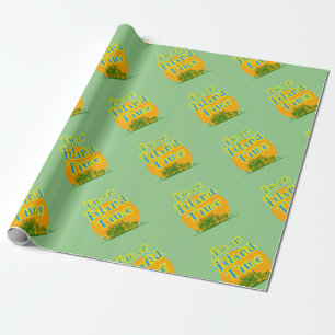 Papel De Regalo ¡Estoy en hora de la isla!