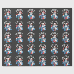Papel De Regalo Estoy en la lista de Santa Naughty para robar la p
