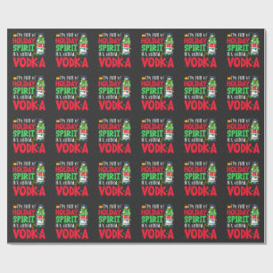 Papel De Regalo Estoy lleno de espíritu navideño, se llama Navidad