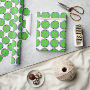 Papel De Regalo Estrella de 8 puntas floral de Eid