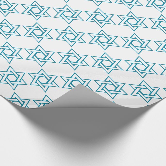 Papel De Regalo Estrella de David (Esquina)