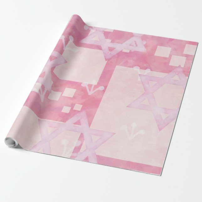 Papel De Regalo Estrella de David (Desenrollado)
