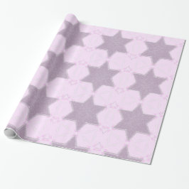 Papel De Regalo Estrella de David brillo rubor bat mitzvah